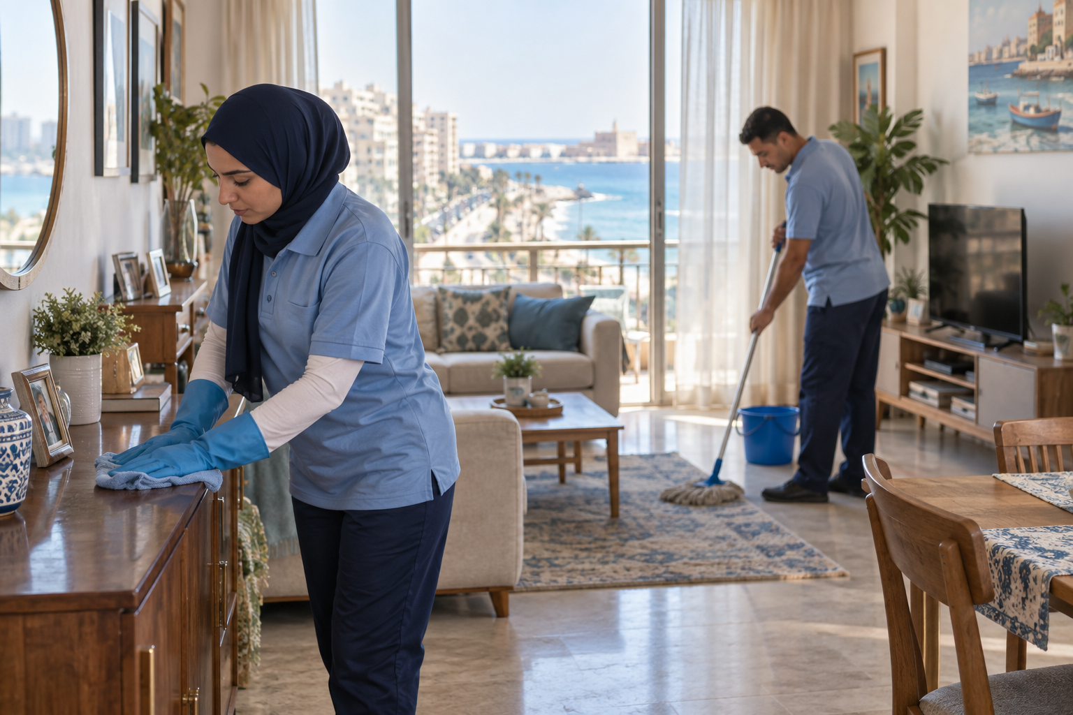 تنظيف المنازل في الإسكندرية